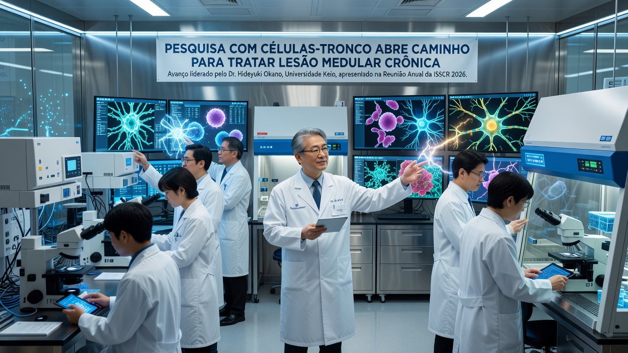 Pesquisa com células-tronco abre caminho para tratar lesão medular crônica